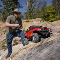 1/10 SCX10 III 1987 Toyota SR5 4X4 RTR Brushed Rock Crawler Red by Axial