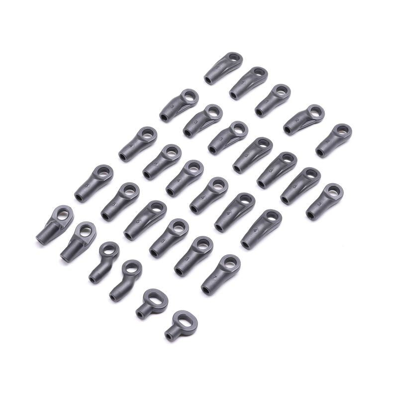 HD Rod Ends M4 (20): Capra 1.9 UTB, SCX10 III Base Camp Replaces AXI234006 by Ax