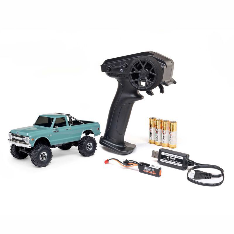 1/30 SCX30 Chevrolet K10 4X4 RTR Brushed Rock Crawler (Battery & Charger Include