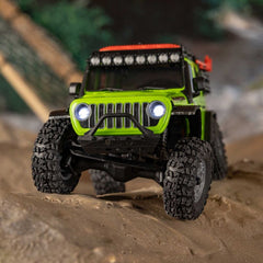 1/30 SCX30 Jeep Wrangler JLU 4X4 RTR Brushed Rock Crawler (Battery & Charger