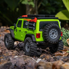 1/30 SCX30 Jeep Wrangler JLU 4X4 RTR Brushed Rock Crawler (Battery & Charger