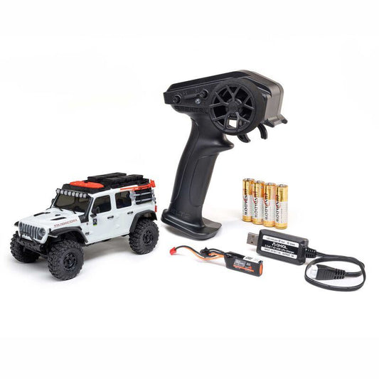 1/30 SCX30 Jeep Wrangler JLU 4X4 RTR Brushed Rock Crawler (Battery & Charger Inc