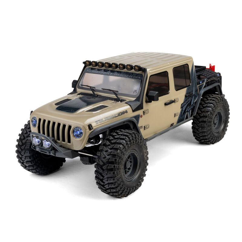 1/10 SCX10 III Motobilt Waypoint Jeep JT Gladiator 4X4 RTR Brushed Rock Crawler,