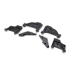 Shock Towers with Supports, FR/R: SCX10 III HP by Axial