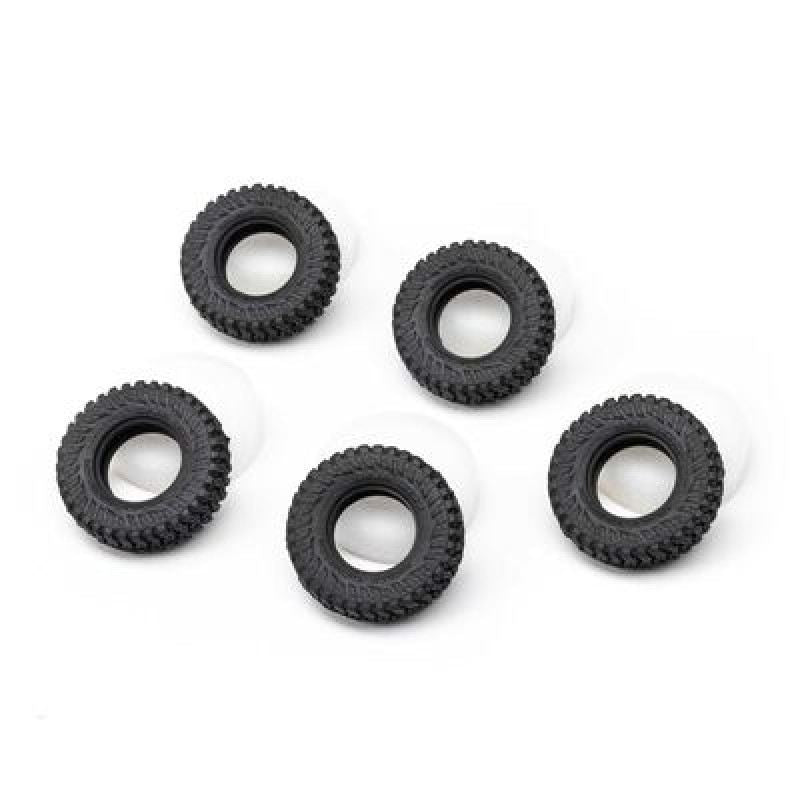 Tires & Foam (5), M/T Baja Boss: SCX30 by Axial
