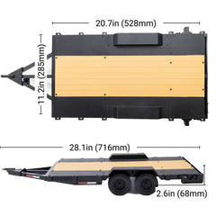 1/10 SCX10 Flat Bed Vehicle Trailer by Axial