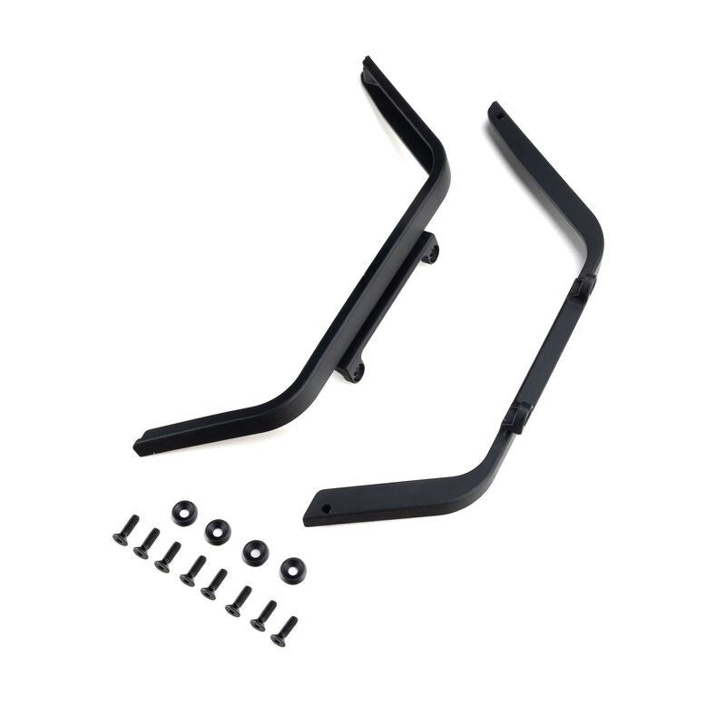 Rear Fenders, Black, Jeep JT: SCX10 III MB by Axial