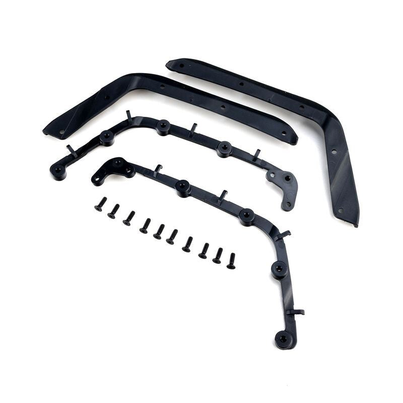 Front Fenders, Black, Jeep JT: SCX10 III MB by Axial