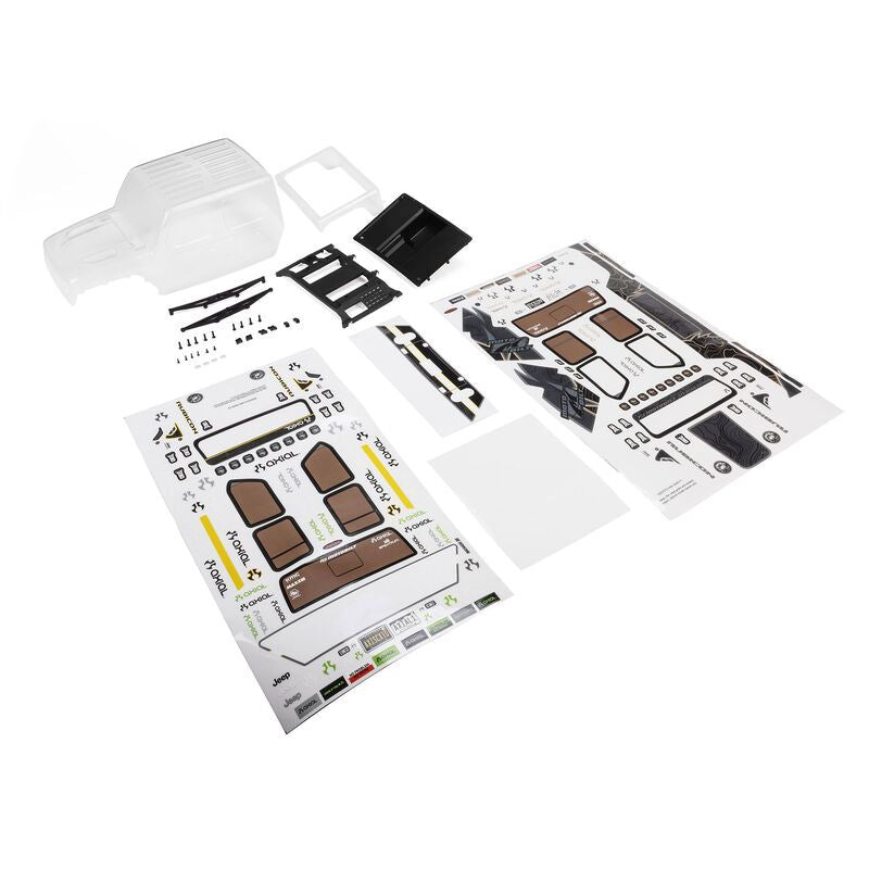 Jeep JT Gladiator Body Set, Clear: MB by Axial