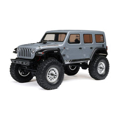 **DSC** 1/24 SCX24 Jeep Wrangler JLU 4X4 Rock Crawler Brushed RTR, Gray by Axial