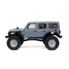 **DSC** 1/24 SCX24 Jeep Wrangler JLU 4X4 Rock Crawler Brushed RTR, Gray by Axial