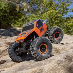 AX24 XC-1, 1/24th 4WS Crawler Brushed RTR, Orange by Axial