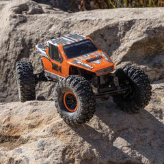 AX24 XC-1, 1/24th 4WS Crawler Brushed RTR, Orange by Axial