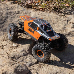 AX24 XC-1, 1/24th 4WS Crawler Brushed RTR, Orange by Axial