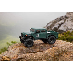 1/24 SCX24 Dodge Power Wagon 4WD Rock Crawler Brushed RTR, Green by Axial