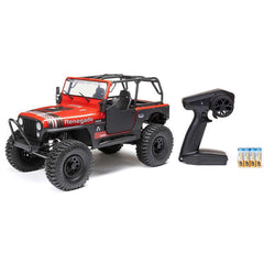 1/10 SCX10 III Jeep CJ-7 4X4 RTR Brushed Rock Crawler, Red by Axial