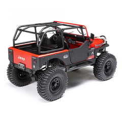 1/10 SCX10 III Jeep CJ-7 4X4 RTR Brushed Rock Crawler, Red by Axial