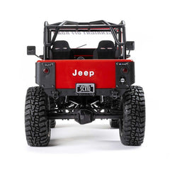 1/10 SCX10 III Jeep CJ-7 4X4 RTR Brushed Rock Crawler, Red by Axial