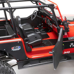 1/10 SCX10 III Jeep CJ-7 4X4 RTR Brushed Rock Crawler, Red by Axial