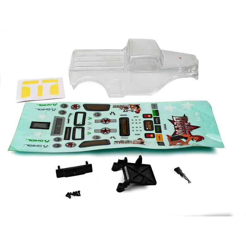 B-17 Betty Body, Clear & Precut: SCX24 by Axial