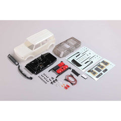 Ford Bronco Body, White: SCX24 by Axial