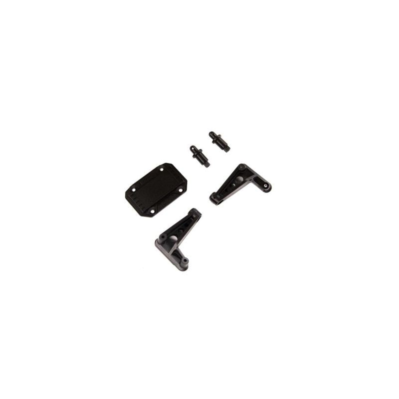 Body Mount Set Rear Jeep JLU: SCX10III by Axial