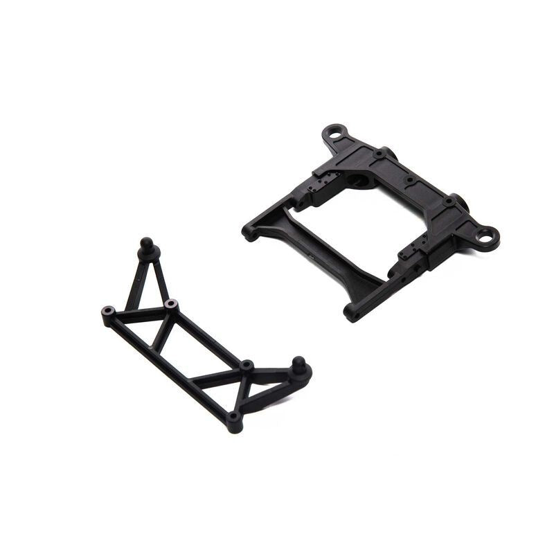 Rear Chassis Brace/Bumper Body Mount: SCX10III by Axial