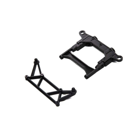 Rear Chassis Brace/Bumper Body Mount: SCX10III by Axial