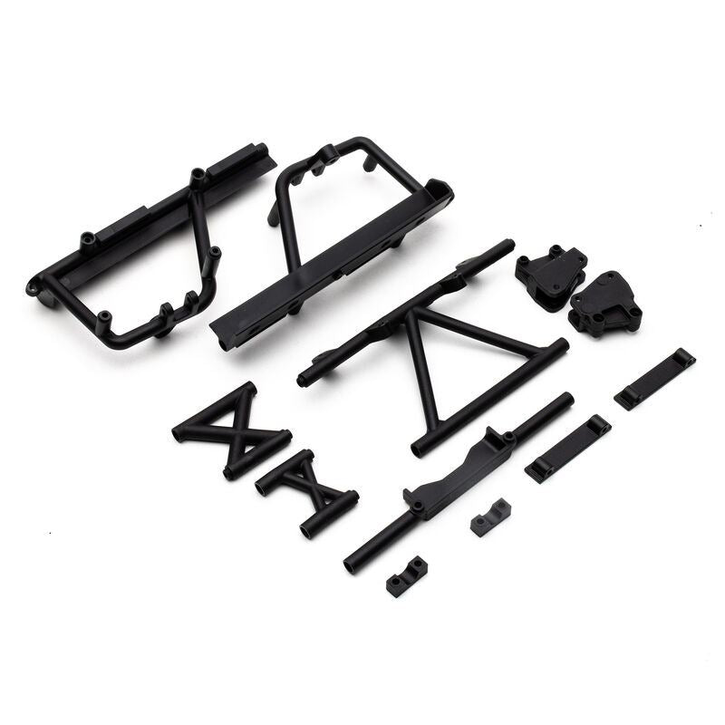 Cage Supports, Battery Tray (Black): RBX10 by Axial