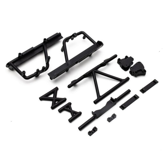Cage Supports, Battery Tray (Black): RBX10 by Axial