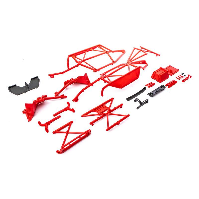 Cage Set, Complete, Red: Capra 4WS UTB by Axial