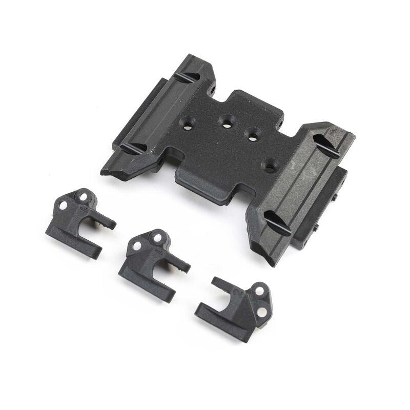 Skid Plate & Upper Link Mounts: SCX10 III BC by Axial