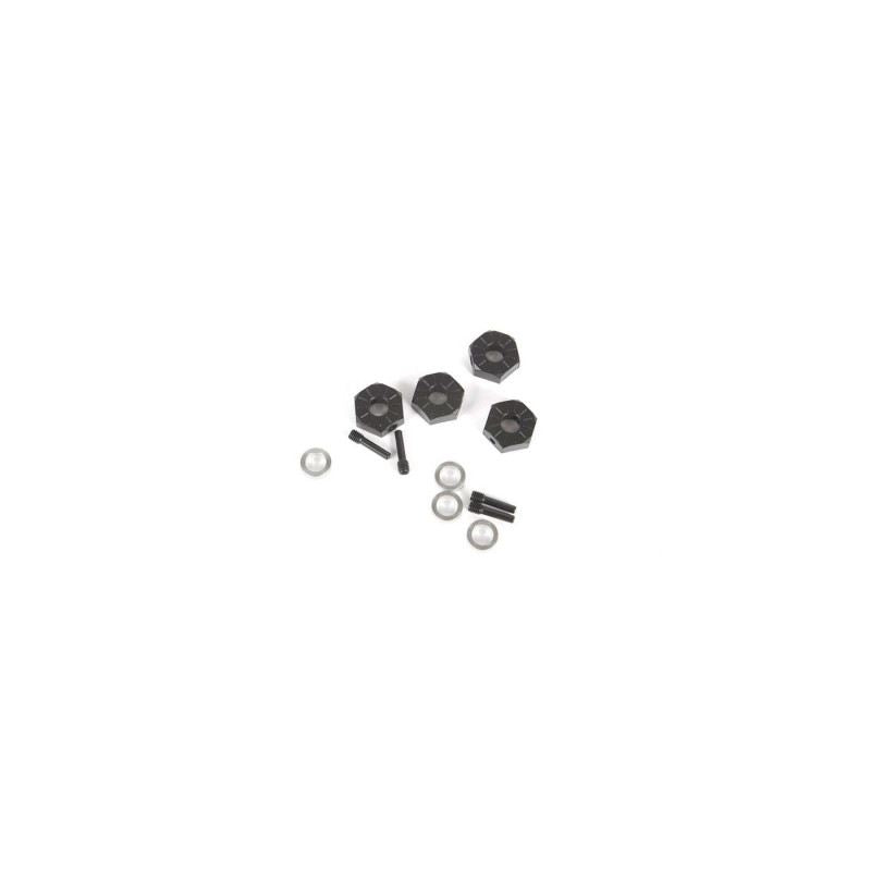 12mm Hex Screw Shaft & Spacer (4): Capra 1.9 UTB by Axial
