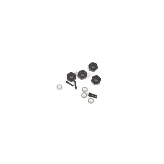 12mm Hex Screw Shaft & Spacer (4): Capra 1.9 UTB by Axial