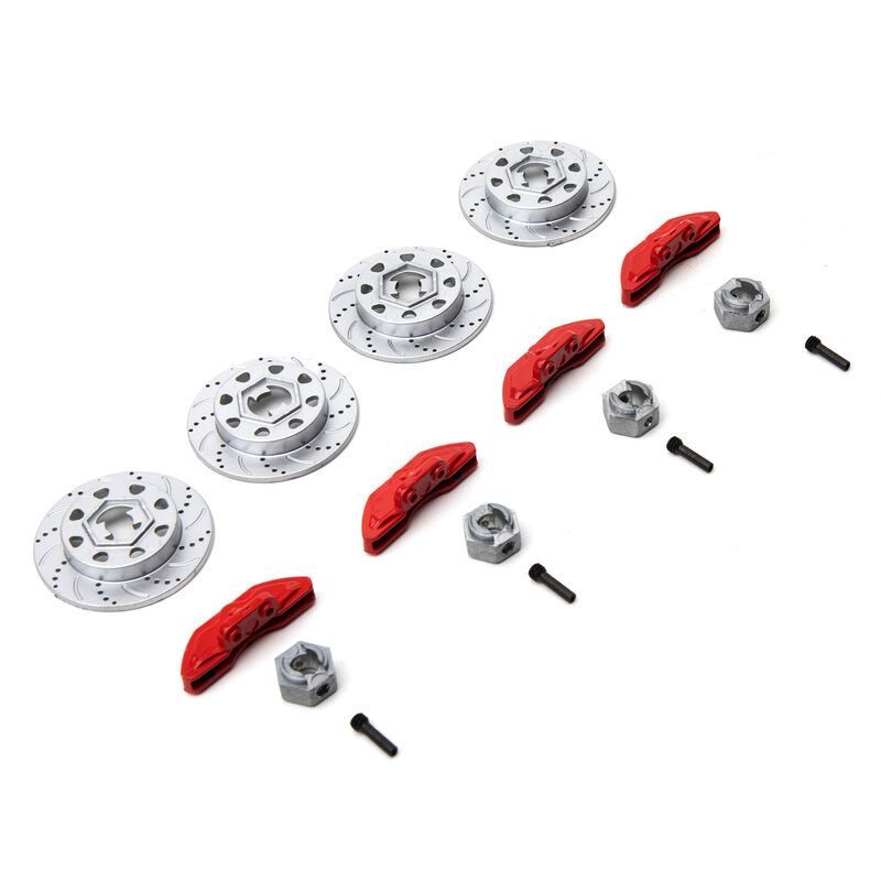Hex Rotor Caliper and Pin Set (4): RBX10 by Axial