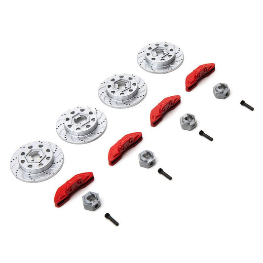 Hex Rotor Caliper and Pin Set (4): RBX10 by Axial