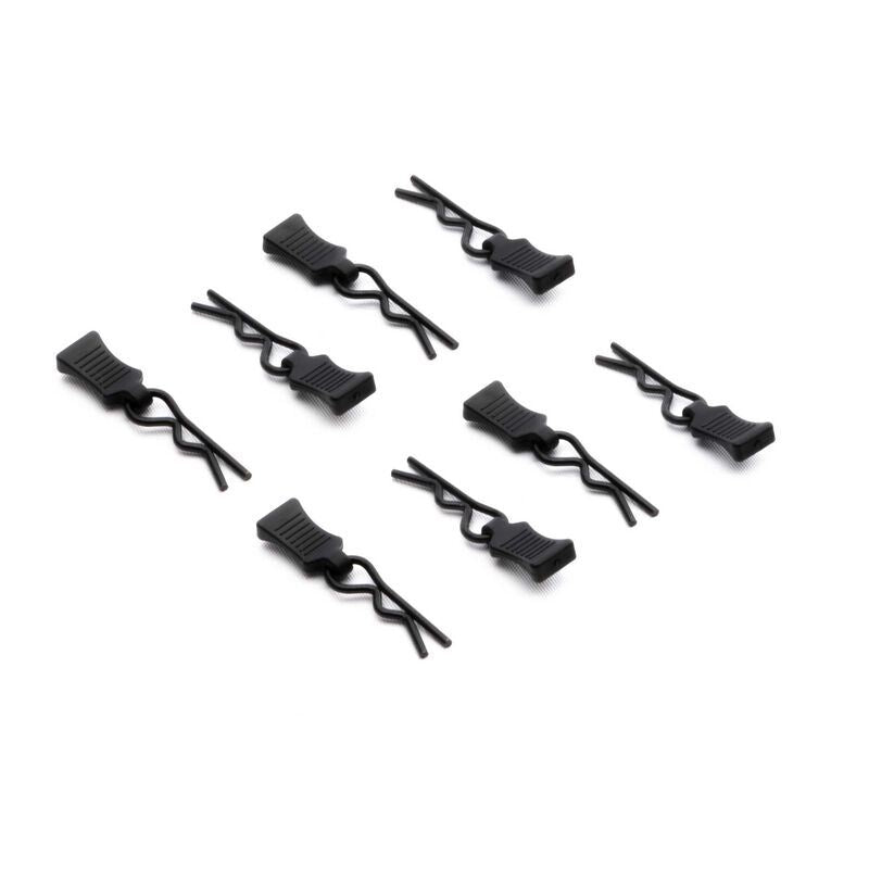 6mm Body Clip with Tabs (8) by Axial