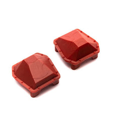 SCX6: AR90 Diff Cover Axle Housing Red (2) by Axial