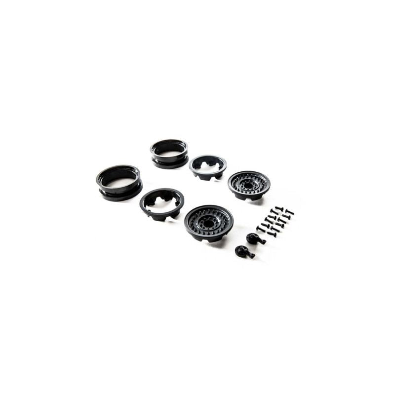 1.9 MW19 Beadlock Wheels - Black (2pcs) by Axial