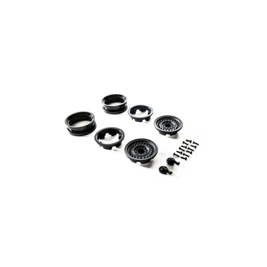 1.9 MW19 Beadlock Wheels - Black (2pcs) by Axial