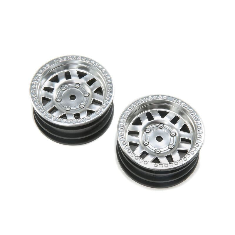 1.9 KMC Machete Wheel - Satin Silver (2pcs) by Axial