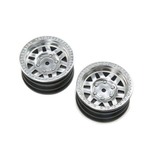 1.9 KMC Machete Wheel - Satin Silver (2pcs) by Axial