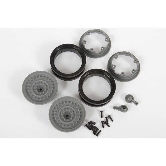 1.9 MW19 Beadlock Wheels - Gray (2pcs) by Axial