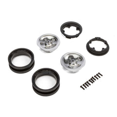 1.9 Retro Slot Beadlock Wheels, Satin (2) by Axial