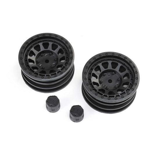 Black Rhino Primm 1.9" Wheels, 12mm Hex, Black (2) by Axial