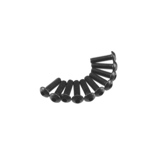 Axial AXA115 Hex Socket Button Head M3x10mm Black (10)