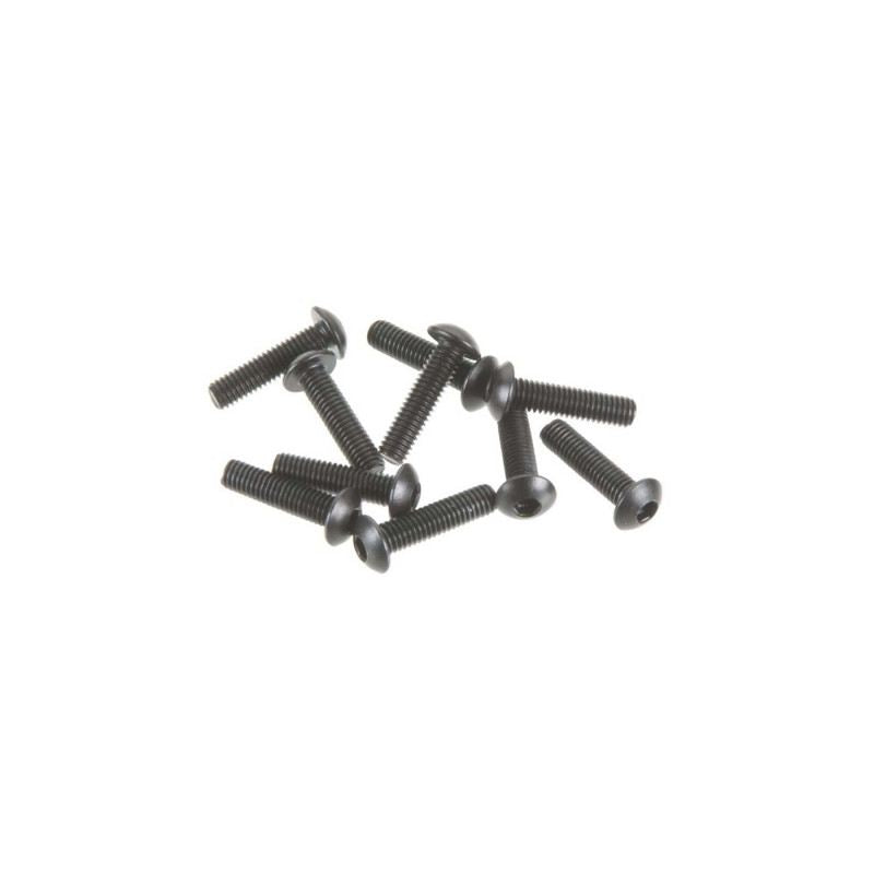 Axial AXA116 Hex Socket Button Head M3x12mm Black (10)