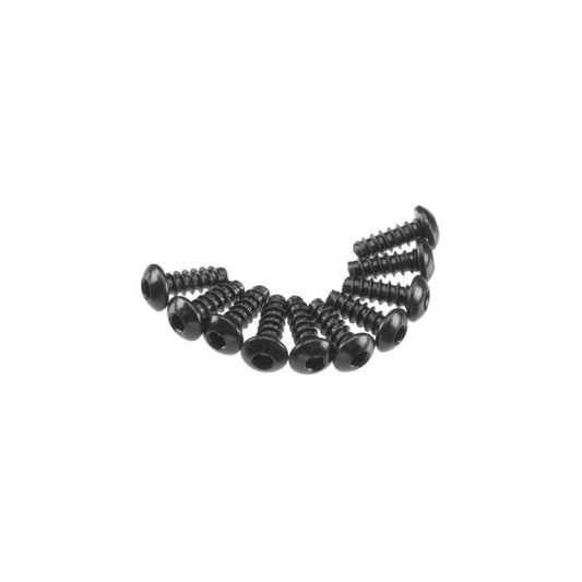 AXA434 Hex Tap Button Head M3x8mm Black (10) by Axial