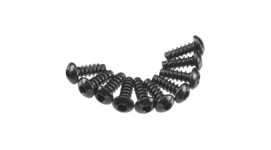 AXA434 Hex Tap Button Head M3x8mm Black (10)