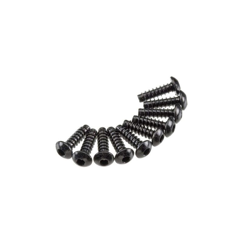 Axial AXA435 Hex Tap Button Head M3x10mm Black (10)